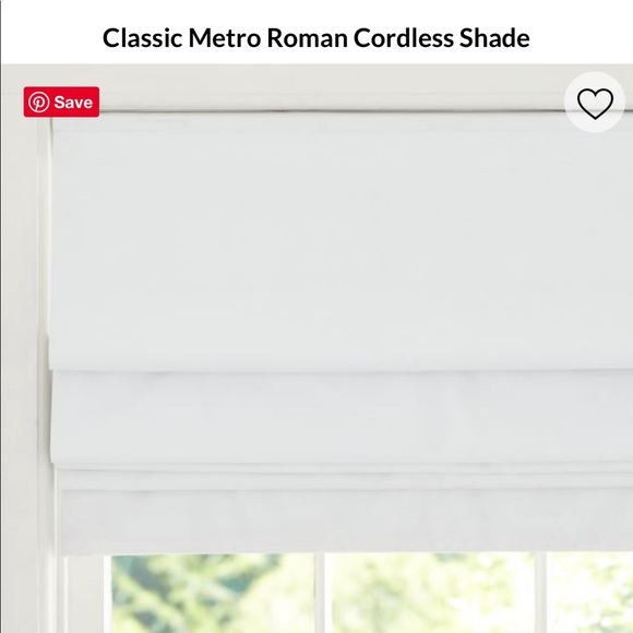 Pottery Barn Other 2 Teen 36 Inch Roman Shades Nwt Poshmark